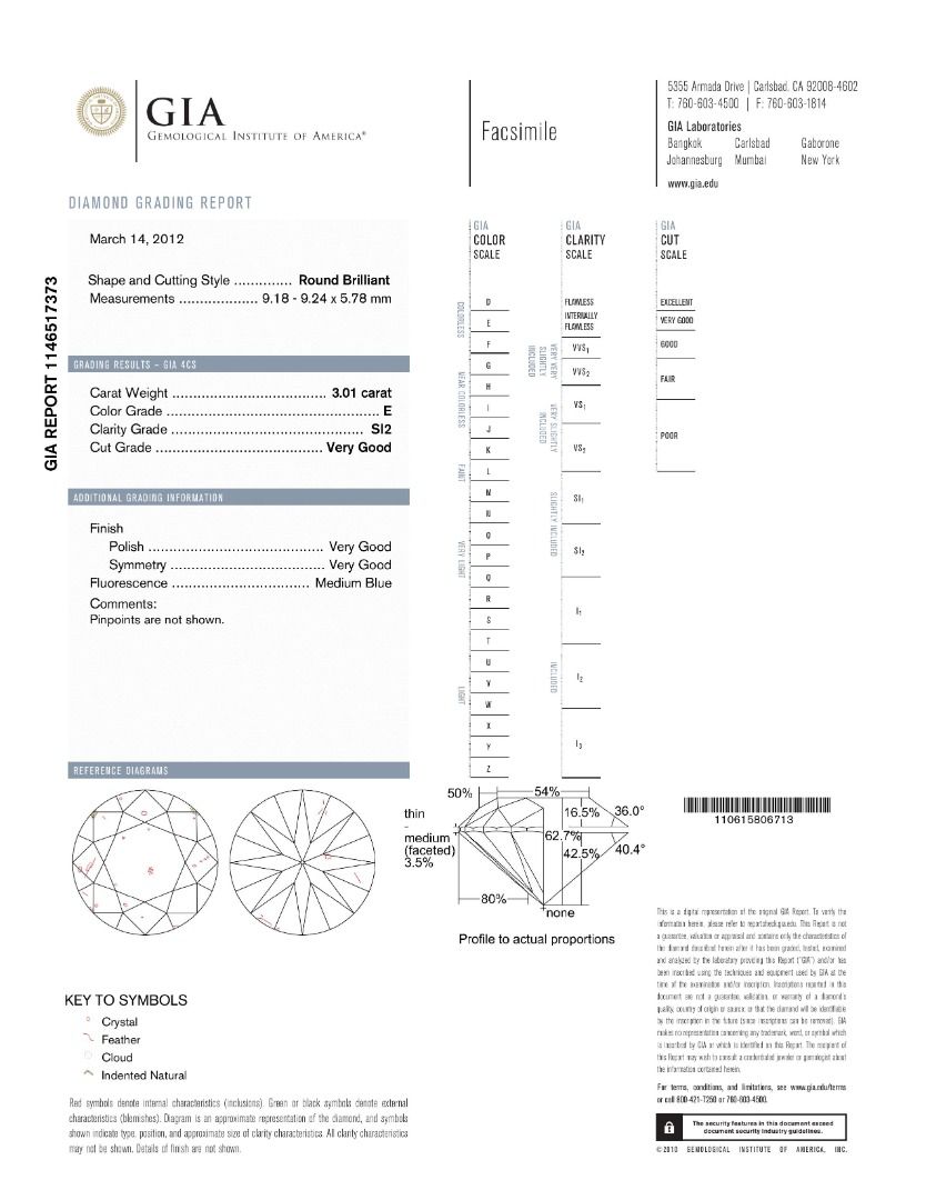 עגילים צמודים סוליטר יהלום טבעי 6.02 קראט עוצרי נשימה בזהב לבן 18 קראט - מתועדת GIA – תמונה 9