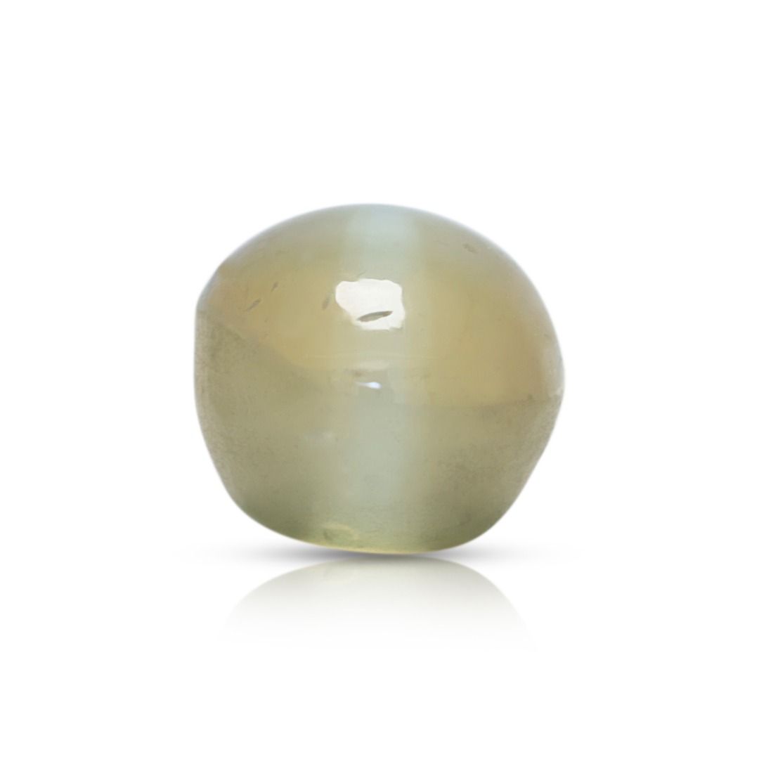 אלכסנדריט אימפריאלי משנה-צבע 4.89ct GIA מתועדת, בחיתוך קבושון כפול אובלי – תמונה 6