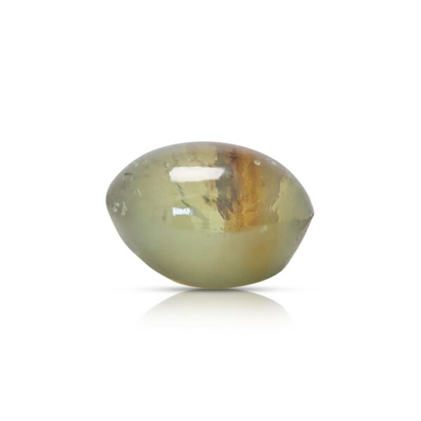 אלכסנדריט אימפריאלי משנה-צבע 4.89ct GIA מתועדת, בחיתוך קבושון כפול אובלי