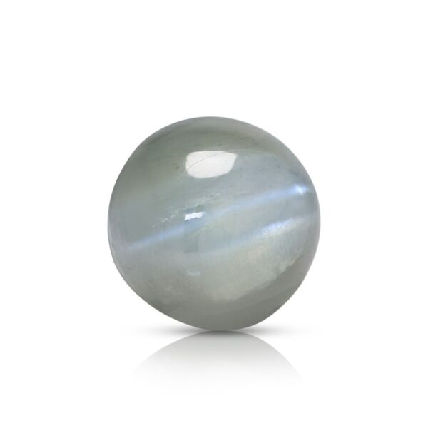 אבן חן קריסוברייל טבעי קסומה 3.68ct קבושון עגול - GIA מתועדת