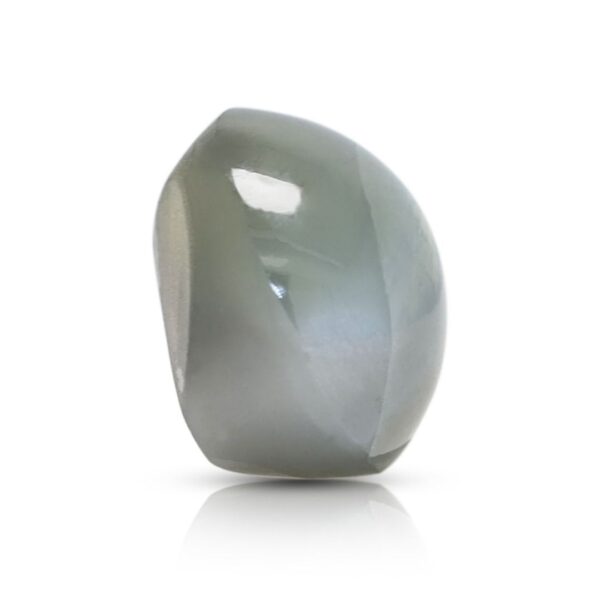 אבן חן קריסוברייל טבעי קסומה 3.68ct קבושון עגול - GIA מתועדת