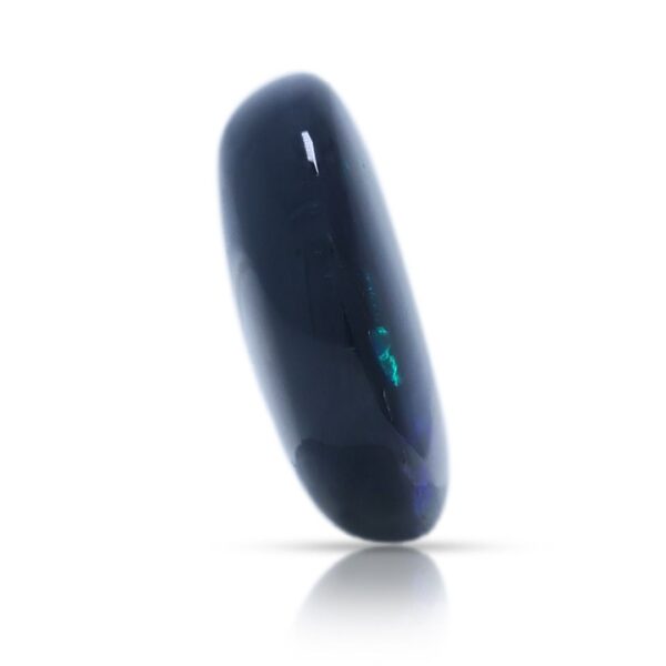 אופל שחור טבעי מהפנט 2.65ct קבושון אובלי - NGI מתועדת