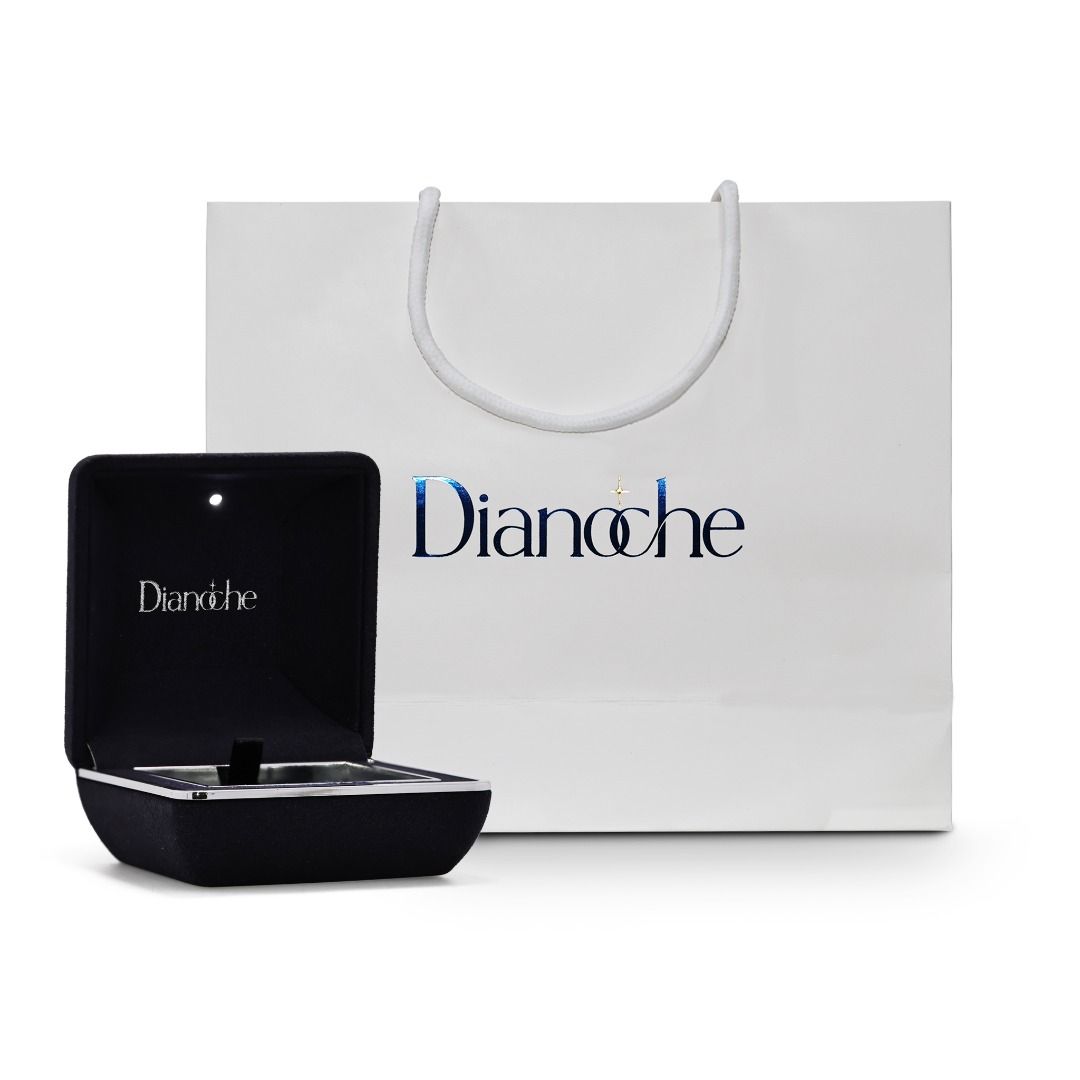 ⁦טבעת בסגנון וינטג' מזהב לבן 18K משובצת קלצדוני בחיתוך כרית 8 מ"מ⁩ – תמונה ⁦8⁩