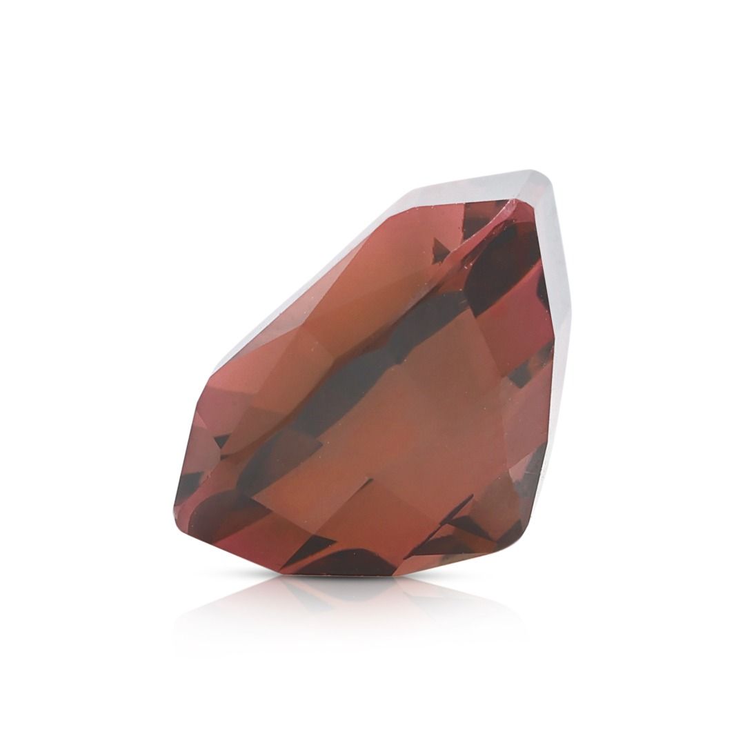 ⁦אבן חן טורמלין טבעי נדירה 9.25ct דו-גונית בחיתוך כרית, עם תעודת NGI⁩ – תמונה ⁦4⁩
