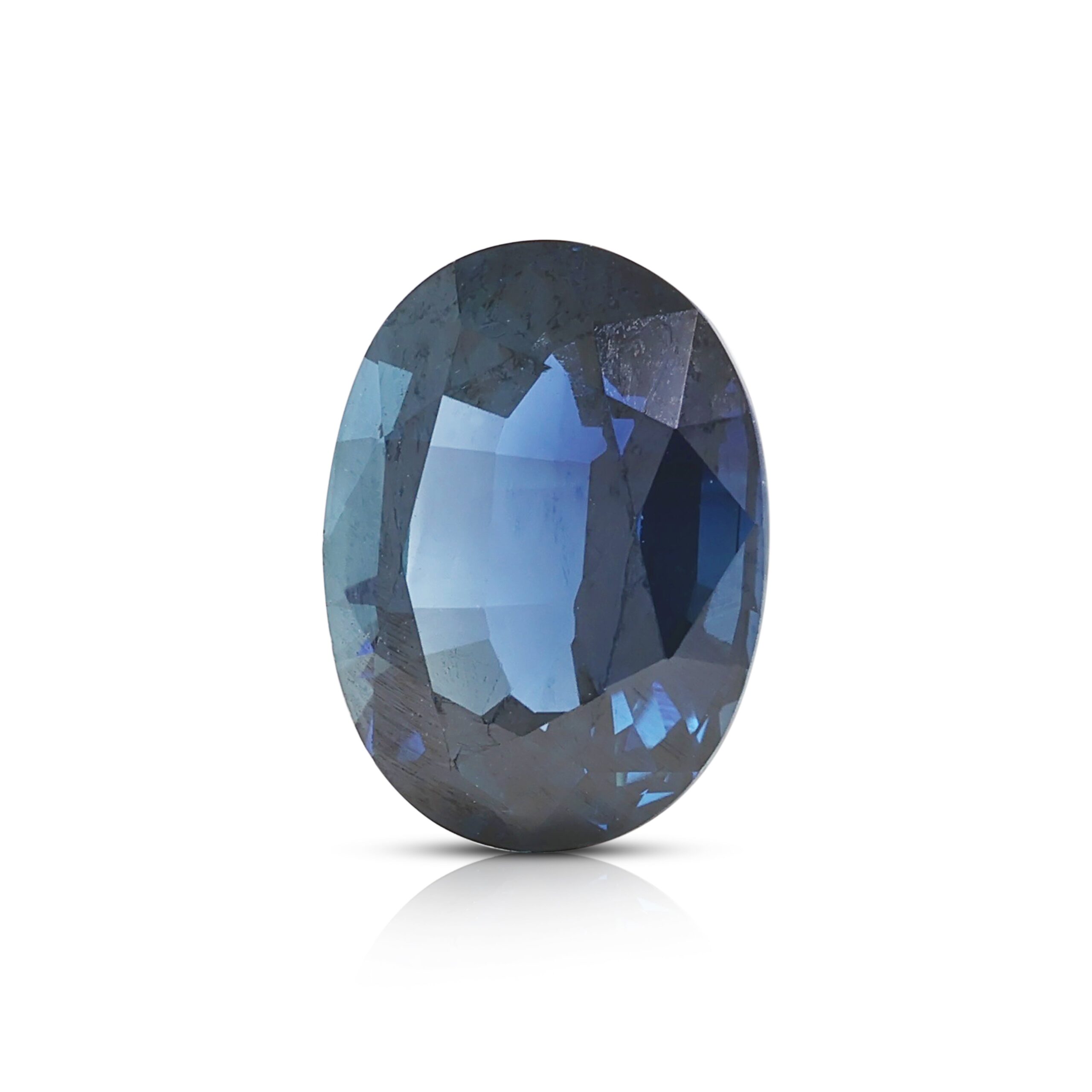 אבן חן ספיר כחול טבעי לא מחומם מרהיבה 3.56ct - מתועדת GIA – תמונה 3