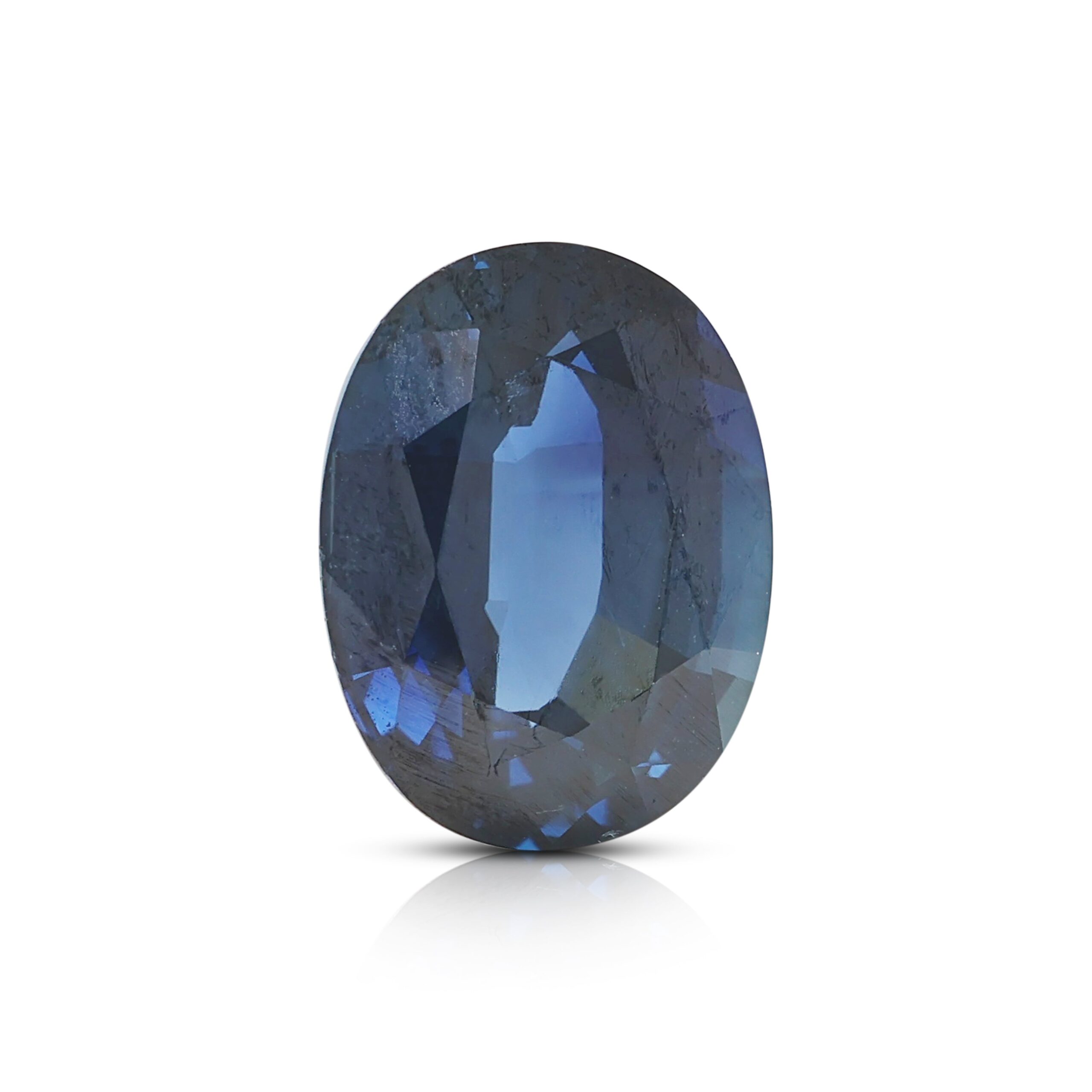 אבן חן ספיר כחול טבעי לא מחומם מרהיבה 3.56ct - מתועדת GIA – תמונה 2