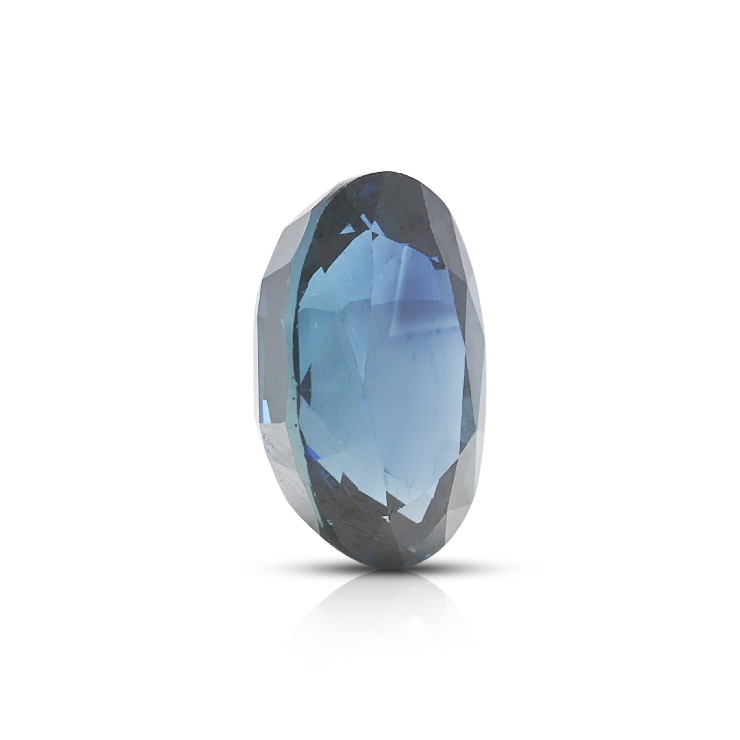 אבן חן ספיר כחול טבעי לא מחומם מרהיבה 3.56ct - מתועדת GIA – תמונה 5