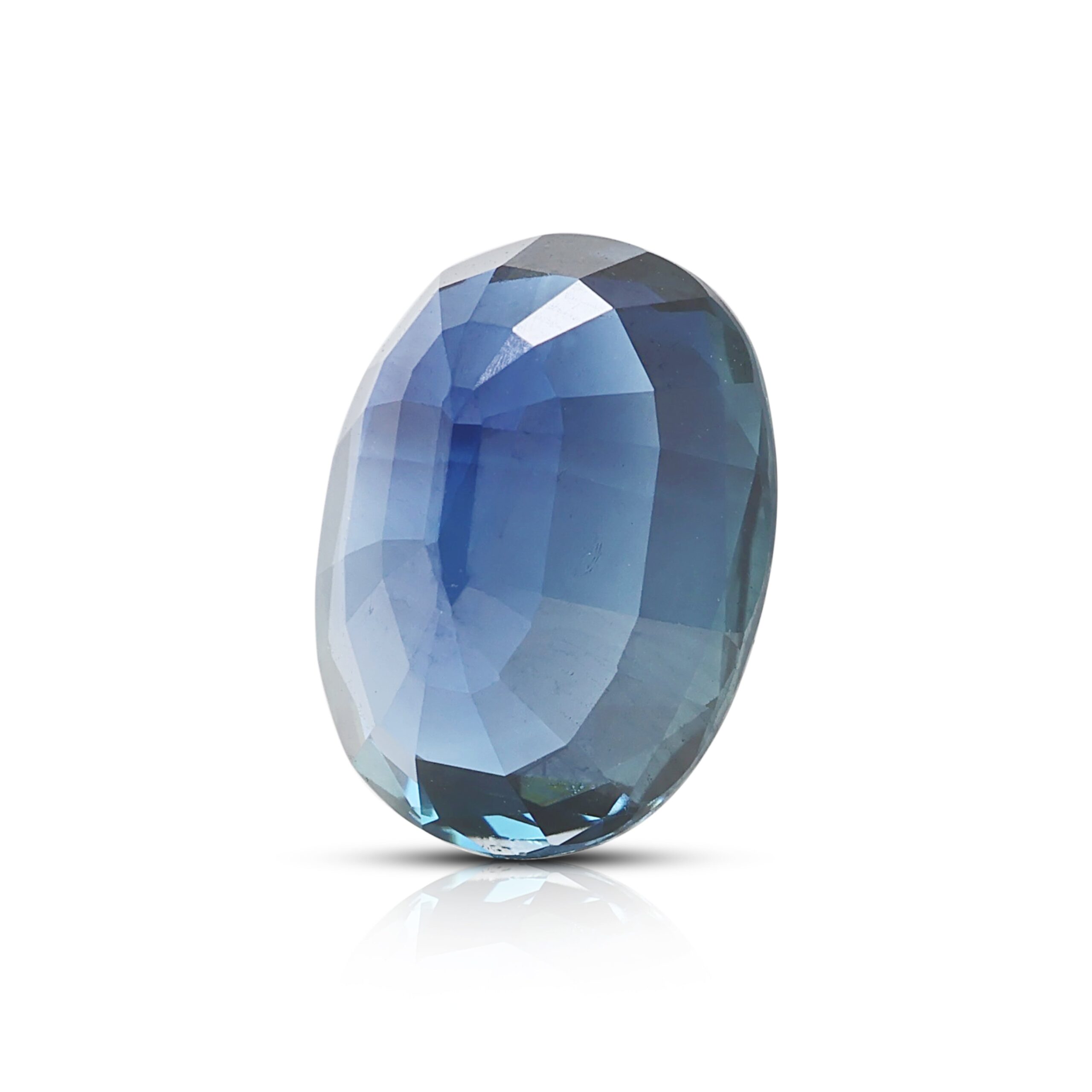 אבן חן ספיר כחול טבעי לא מחומם מרהיבה 3.56ct - מתועדת GIA – תמונה 7