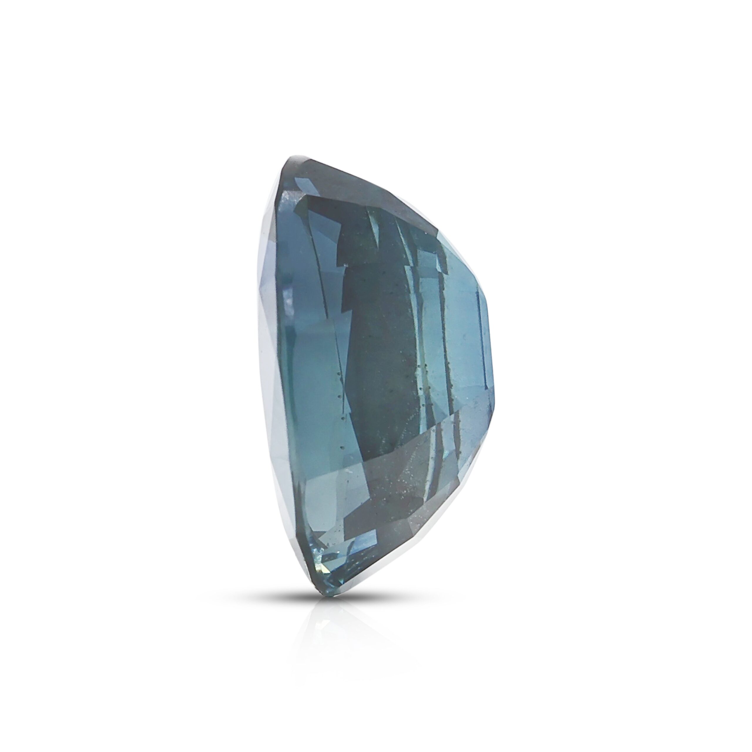 אבן חן ספיר כחול טבעי לא מחומם מרהיבה 3.56ct - מתועדת GIA – תמונה 8